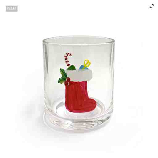 Christmas Stocking Candle Jar