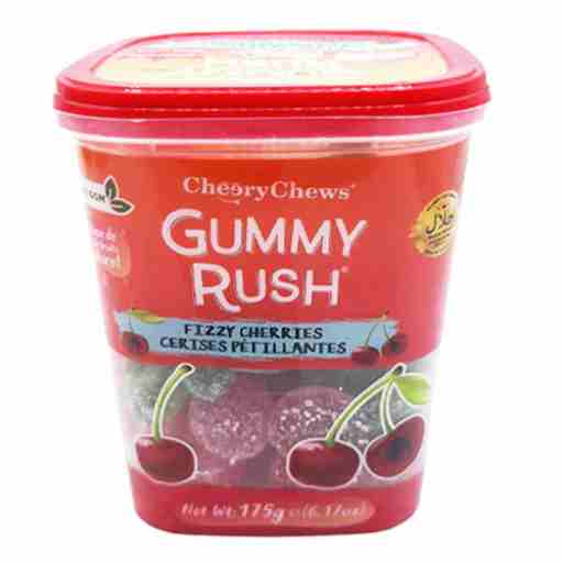 Gummy Rush Sour Fizzy Cherries