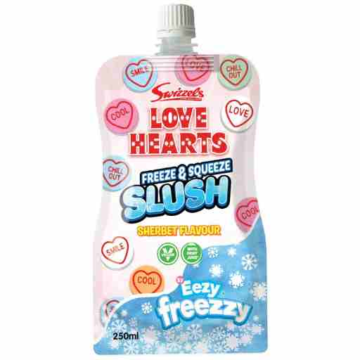 Love Hearts Freeze &amp; Squeeze Slush Sherbet