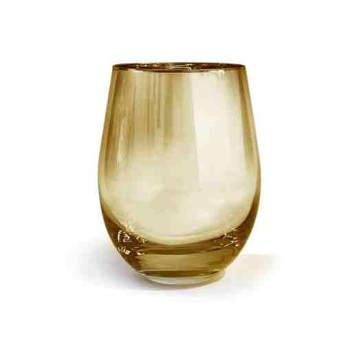 Renee Jar – Electroplated Gold Xmas Jar