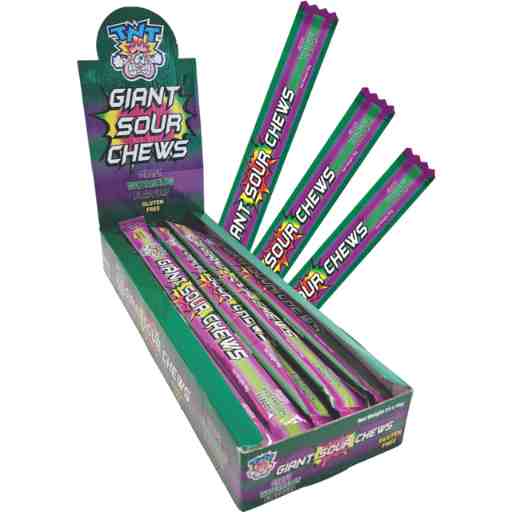 Giant TNT Sour Chews Watermelon Grape